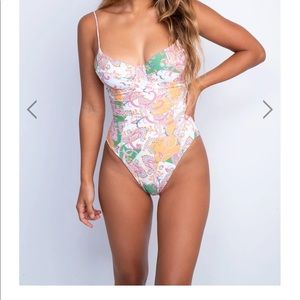 Skatie Rachel one piece in Antigua. Never worn, tags on in size M.